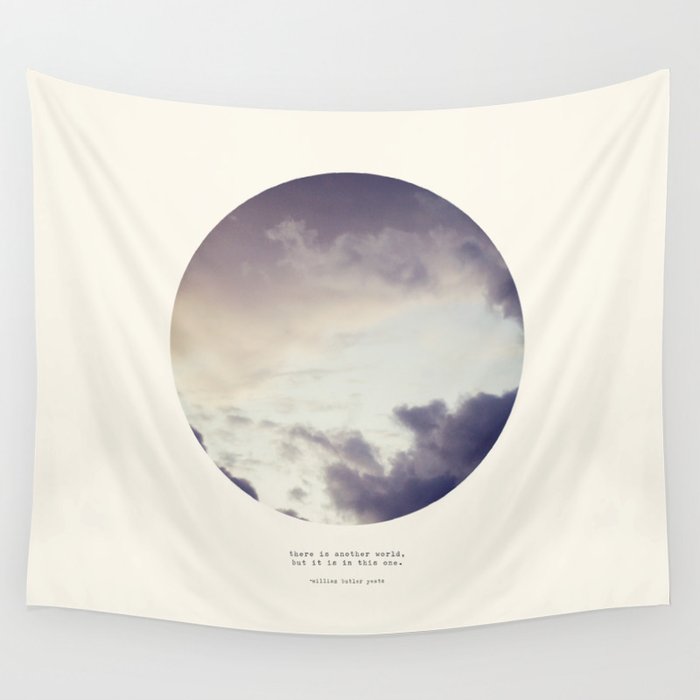 Circle Print Series - There Is Another World Wall Tapestry