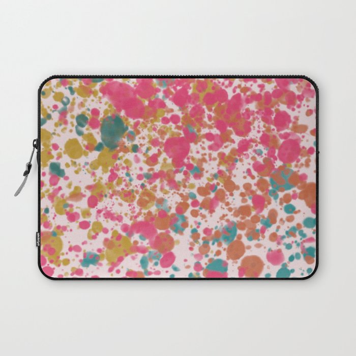 Colorful Splatters Laptop Sleeve