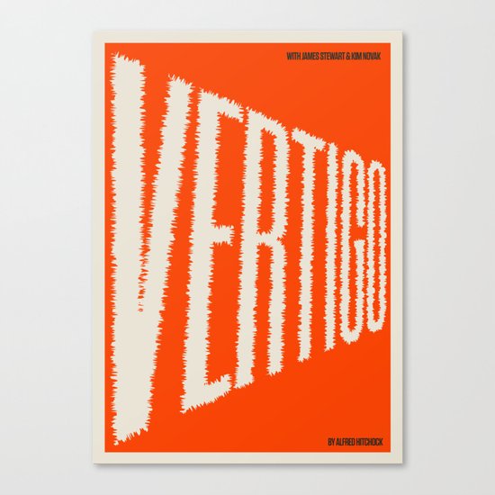 A MOVIE POSTER A DAY: VERTIGO Canvas Print