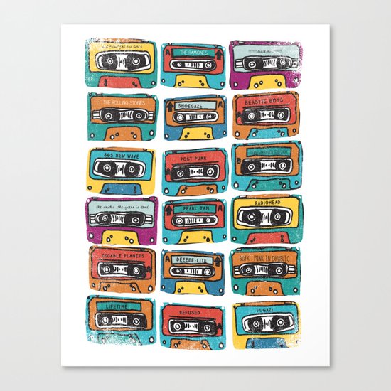 MIXTAPE - ANALOG zine Canvas Print