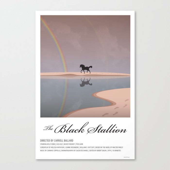 The Black Stallion (1979) Canvas Print