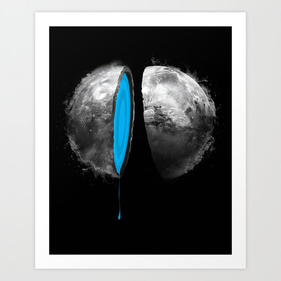 Liquid Core Art Print