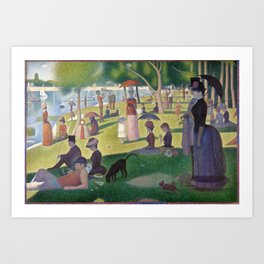 A Sunday on La Grande Jatte by Georges Seurat Art Print