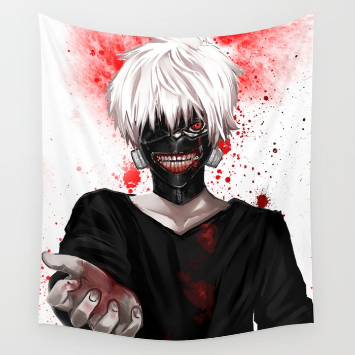 Ken Kaneki Tokyo Ghoul Wall Tapestry By Maxiposters Society6