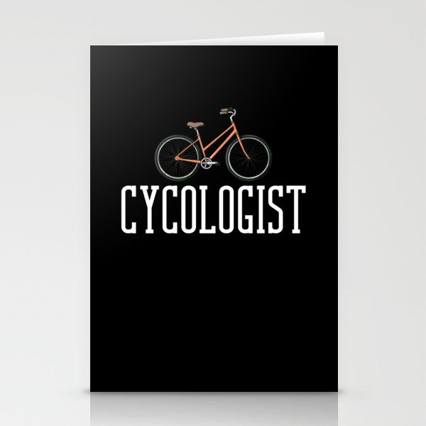 Cycling Mountain Bike Bicycle Biking MTB Stationery Cards