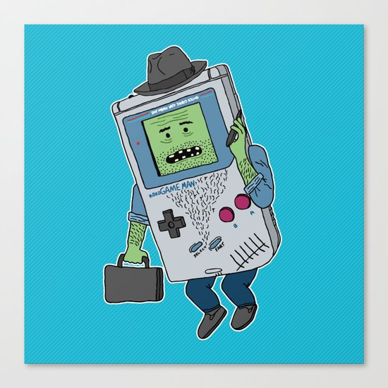 Game Man Canvas Print