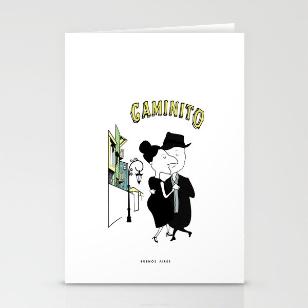Caminito (Two to Tango) Stationery Cards