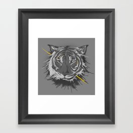 tiger. Framed Art Print