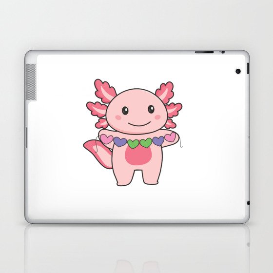 Trigender Flag Non Intersex Pride Lgbtq Axolotl Laptop & iPad Skin