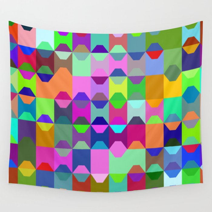 Abstract Color Wandbehang