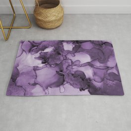Color me purple- Abstract Painting Rug