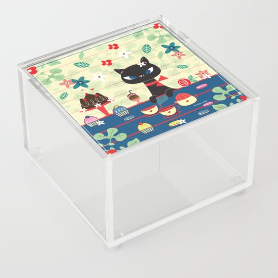 Chat Noir Acrylic Box By Rapsha Society6