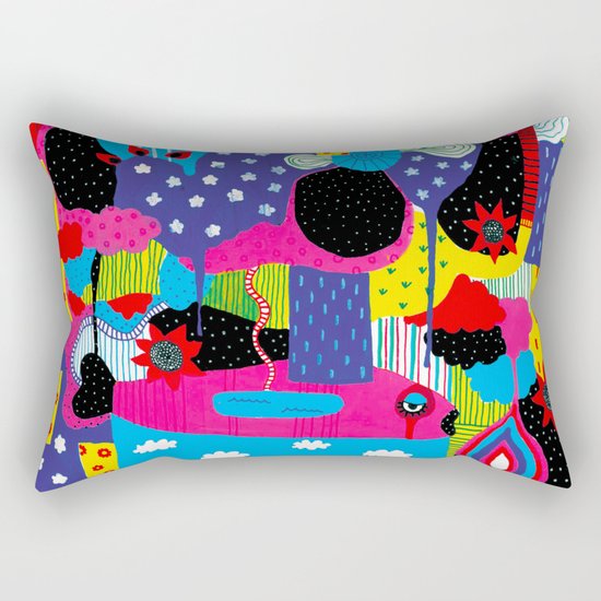 Some Things Are Better Left Unexplained Rectangular Pillow