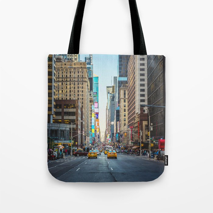 Sunset on 7th Avenue Tote Bag