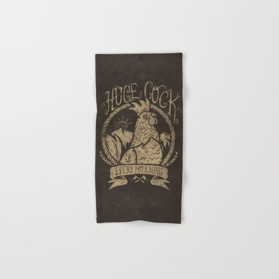Huge Cock Hand & Bath Towel