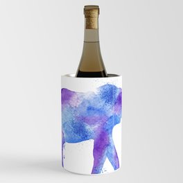 Watercolor Elephant Wine Chiller