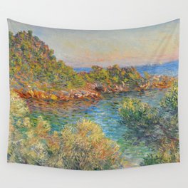 Claude Monet "Landscape near Montecarlo" Wall Tapestry