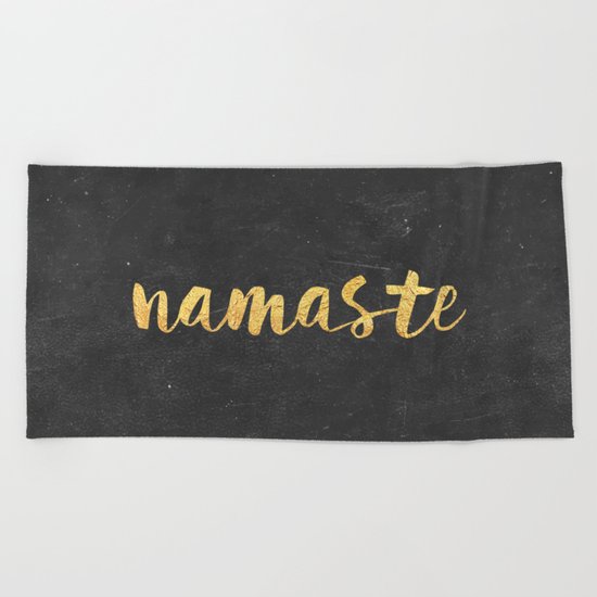 Namaste Beach Towel
