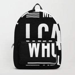 I cant adult Backpack