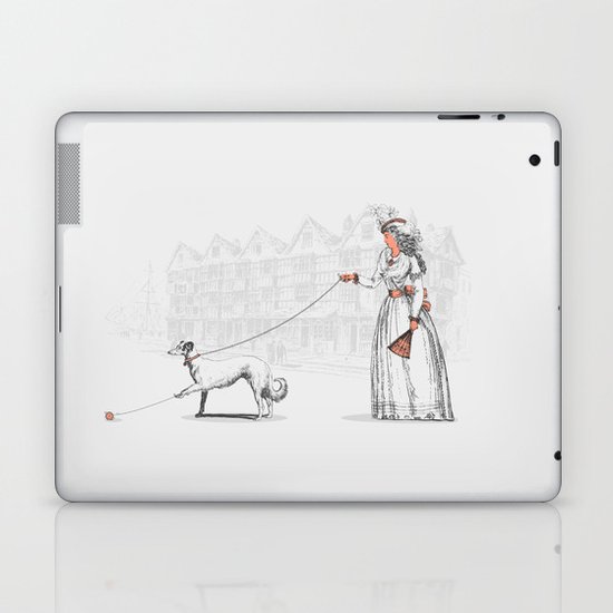 Walking The Dog Laptop & iPad Skin