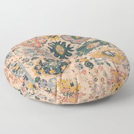 Oriental Vintage Carpet Design Floor Pillow