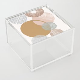 Abstract Circles Acrylic Box