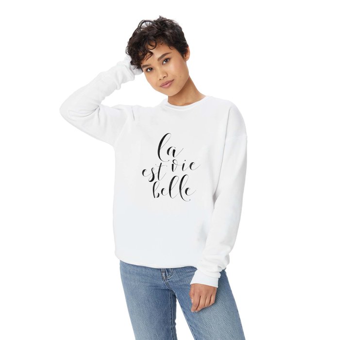 Sweatshirts with french best sale sayings