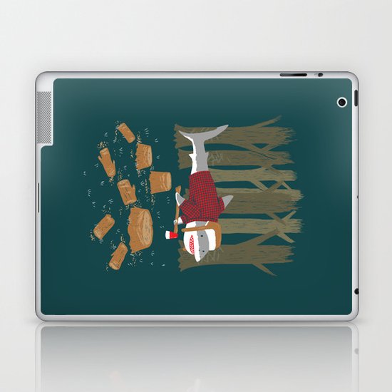 LumberJack Shark Laptop & iPad Skin