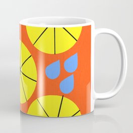 Spring Rain Umbrella Mid-Century Modern Mug