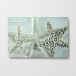 Restful Sea Green Starfish Decor! "ArtfulNotions #242"  Metal Print | Photo, Blue Green, Seagreen, Shellwallart, Shellwalldecor, Starfishpicture, Bathart, Bathroomart, Green, Bathroomwalldecor 
