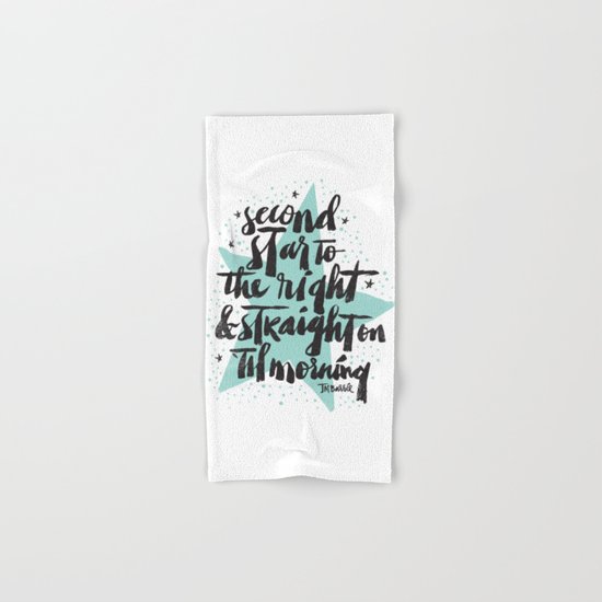 SECOND STAR TO THE RIGHT Hand & Bath Towel