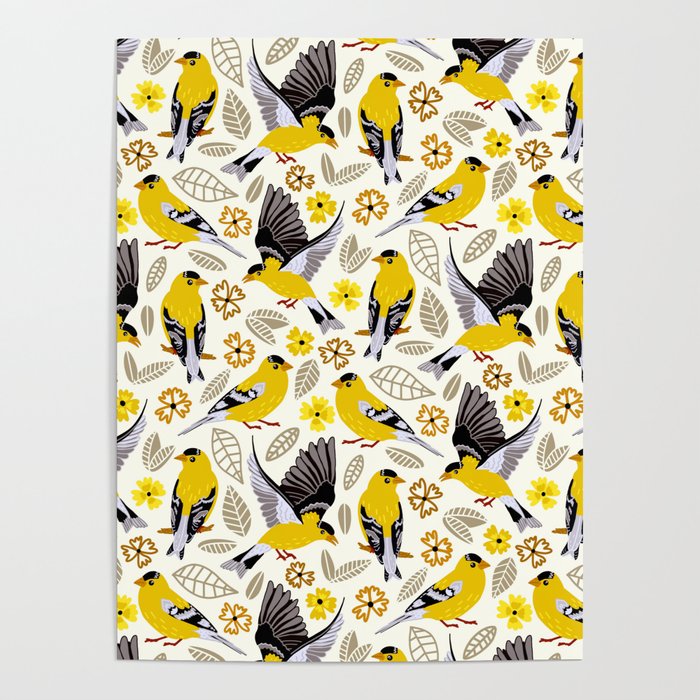Goldfinches Poster