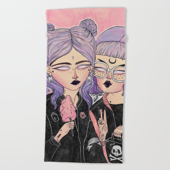 COTTON CANDIES Beach Towel