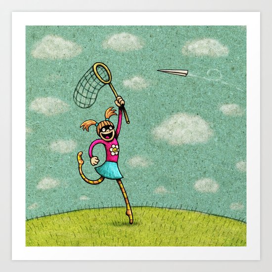 Paperplane3 Art Print