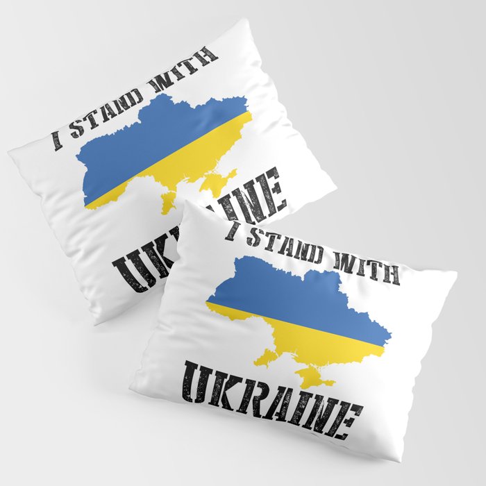 I Stand With Ukraine Pillow Sham