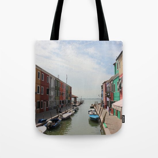 Burano in Venezia Tote Bag