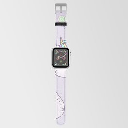 Unicorn Rainbow Ice-cream Pattern Apple Watch Band