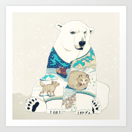 Polar Bear Art Print