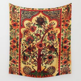 Indian Peacock Flower Tapestry Wall Tapestry