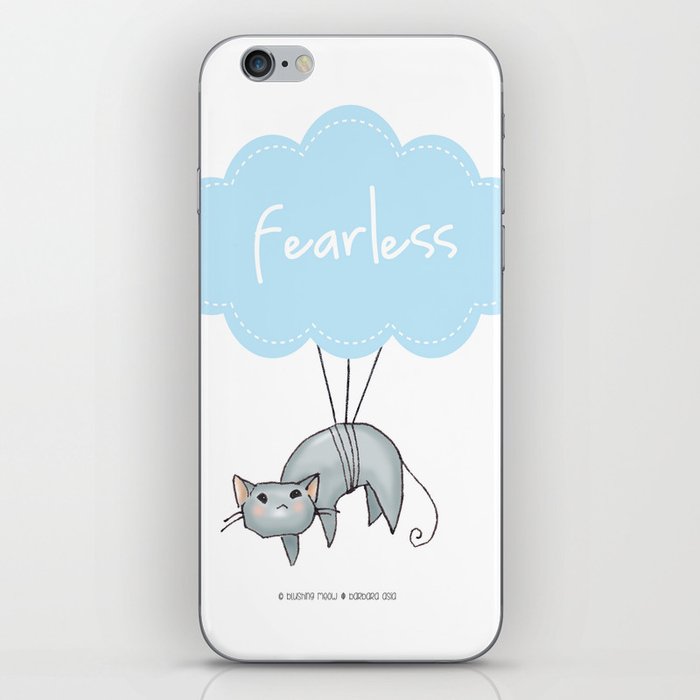 Fearless Cat iPhone Skin