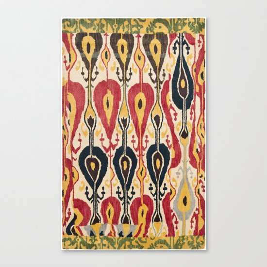 Kilim 1 Yellow Canvas Print