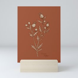 Thistle in Autumn Mini Art Print
