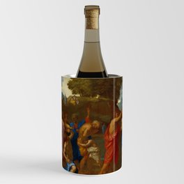 The Baptism of Christ by Nicolas Poussin Wine Chiller