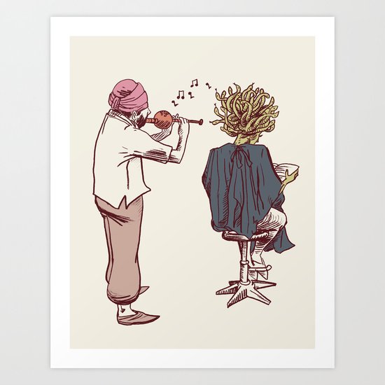New Hairstyle Art Print