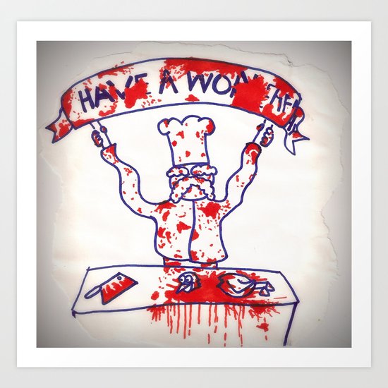 Swedish Chef Unrated Art Print