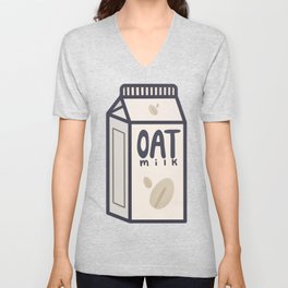 Oat Milk V Neck T Shirt