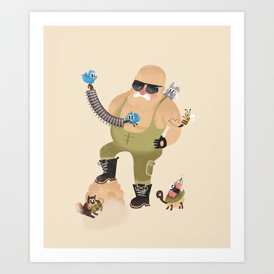 Getting Ready! Art Print