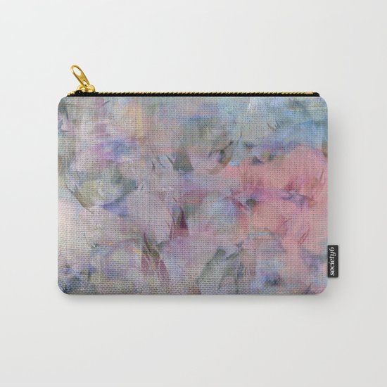 Painterly Soft Flora Abstract Carry-All Pouch
