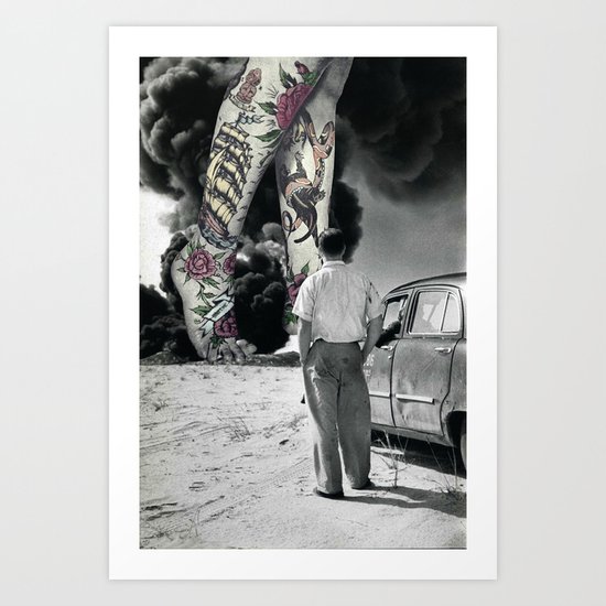 NUMBER 16 (TATTOOS) Art Print