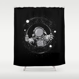 Black Hole Shower Curtain
